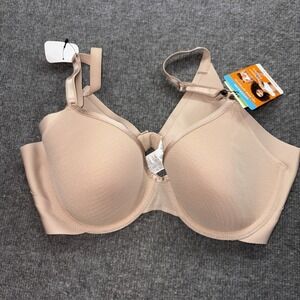 Warner's Women's Bra 34B Underwire No Side Effects Perfect For T-Shirts
